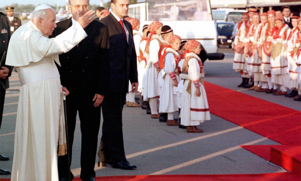 tuđman i papa u zg sipa