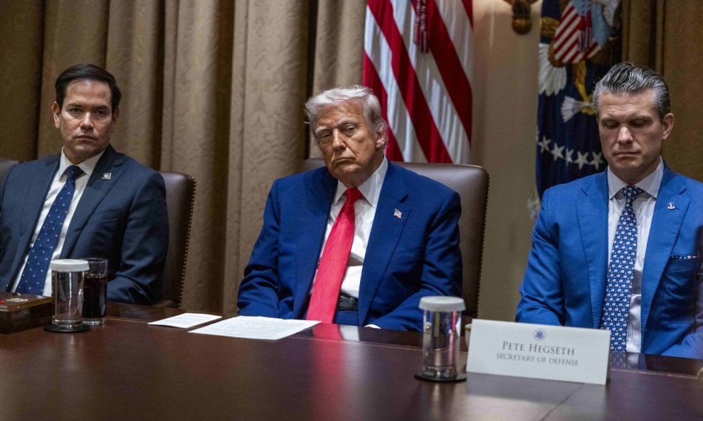 Marco Rubio, Donald Trump i Pete Hegseth