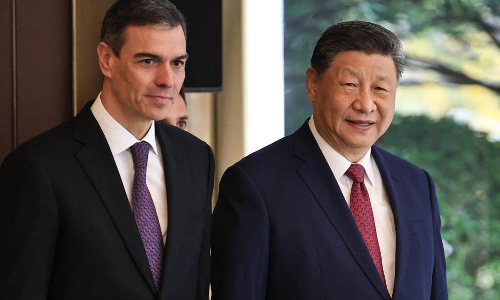 Pedro Sanchez i Xi Jinping