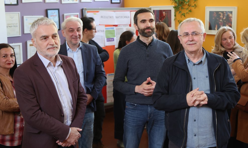 Sindikalisti na konferenciji za medije o štrajku
