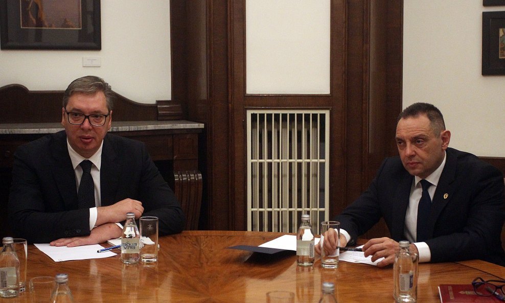Aleksandar Vučić i Aleksandar Vulin