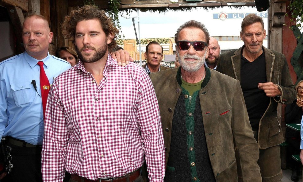 Arnold i Christopher Schwarzenegger