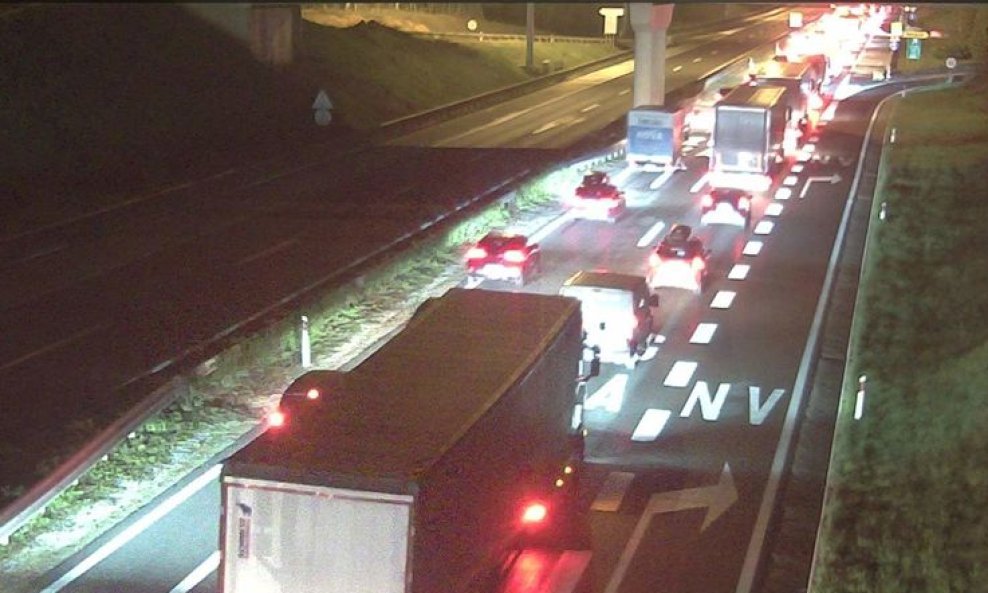 Gužva na autocest kod Novigrada