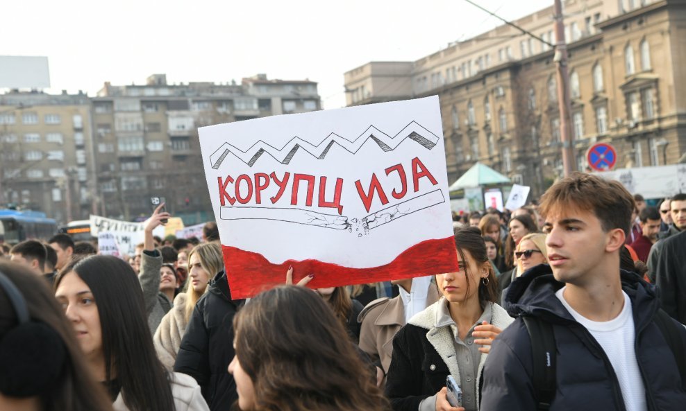 Prosvjedi u Srbiji, ilustrativna fotografija
