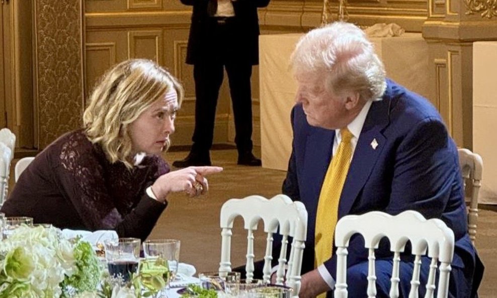 Giorgia Meloni i Donald Trump