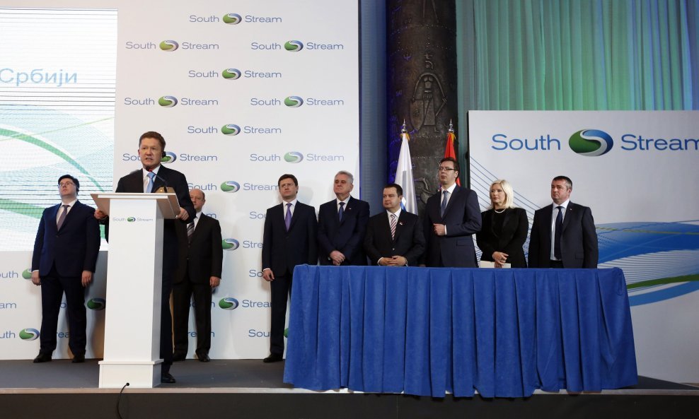 Južni tok, Miller i srpsko vodstvo