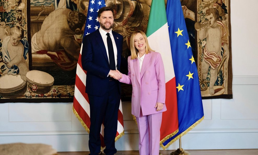 JD Vance i Giorgia Meloni