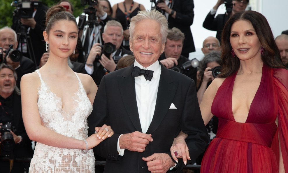 Catherine Zeta-Jones, Michael Douglas i Carys Zeta Douglas