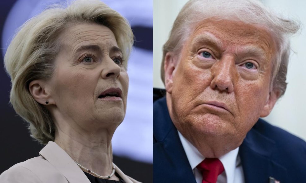 Ursula von der Leyen i Donald Trump