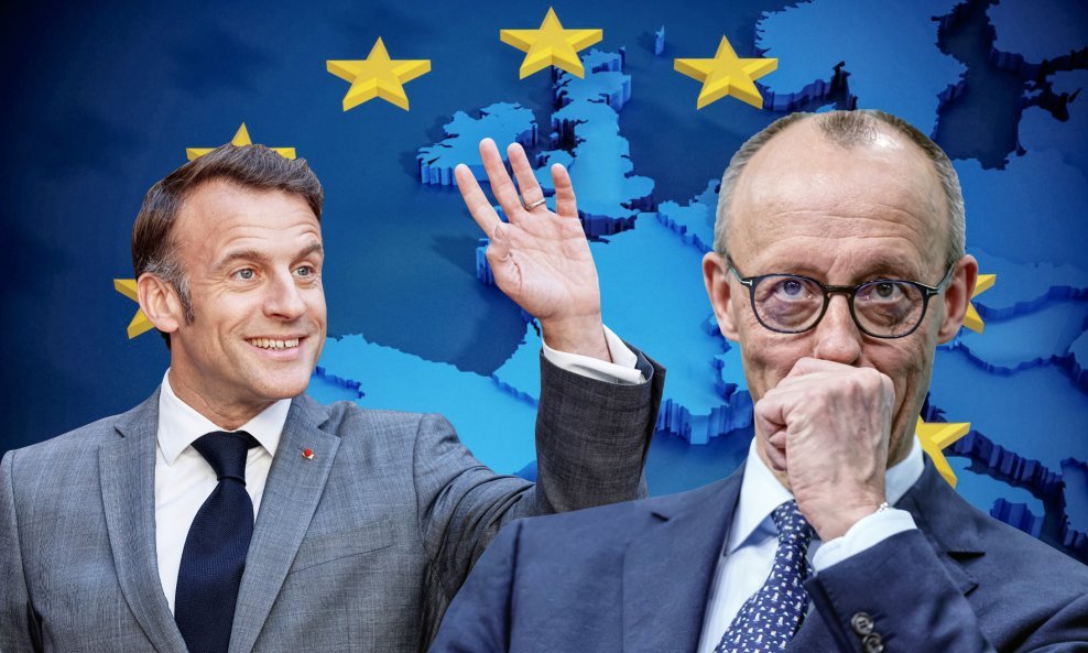 Emmanuel Macron i Friedrich Merz
