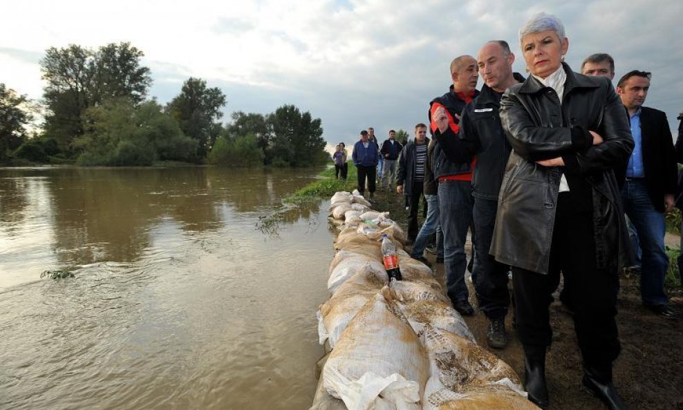 JADRANKA KOSOR POPLAVE