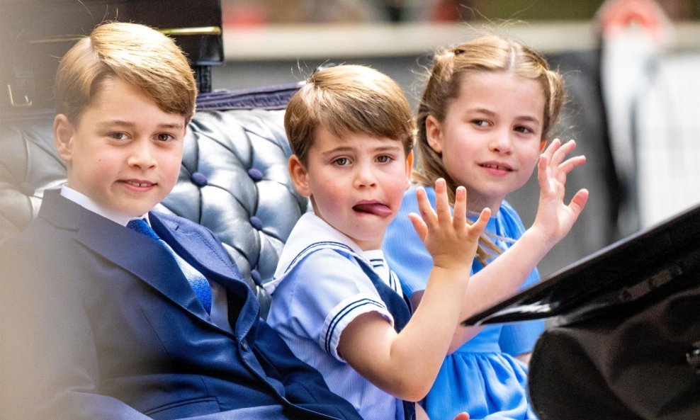 Princ George, princ Louis i princeza Charlotte