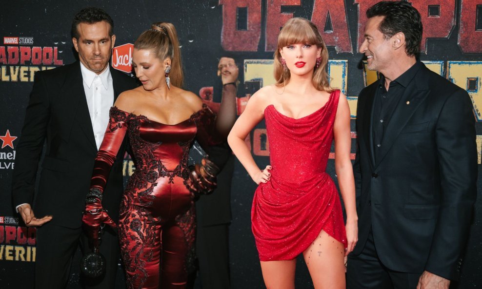 Ryan Reynolds, Blake Lively, Taylor Swift i Hugh Jackman