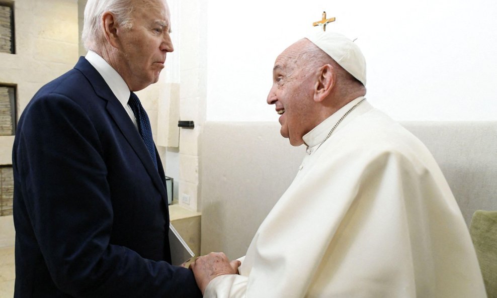 Joe Biden i papa Franjo