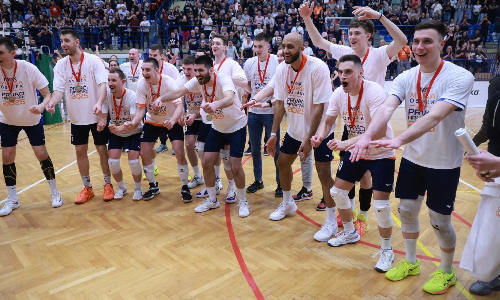 Odbojkaši Murse po prvi put postali prvaci Hrvatske