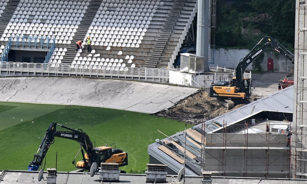 Bageri na stadionu u Kranjčevićevoj