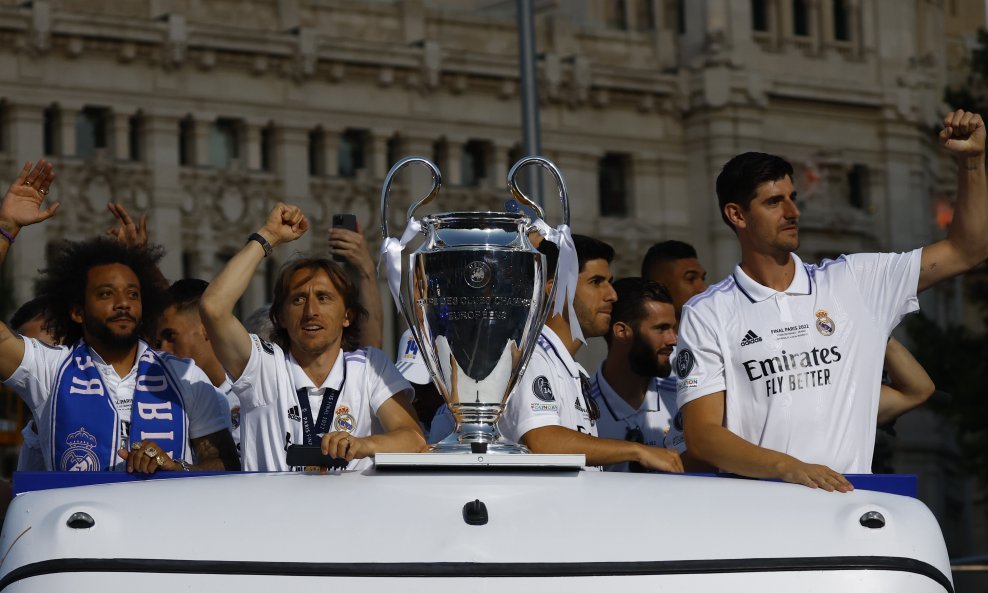 Marcelo, Modrić i Courtois