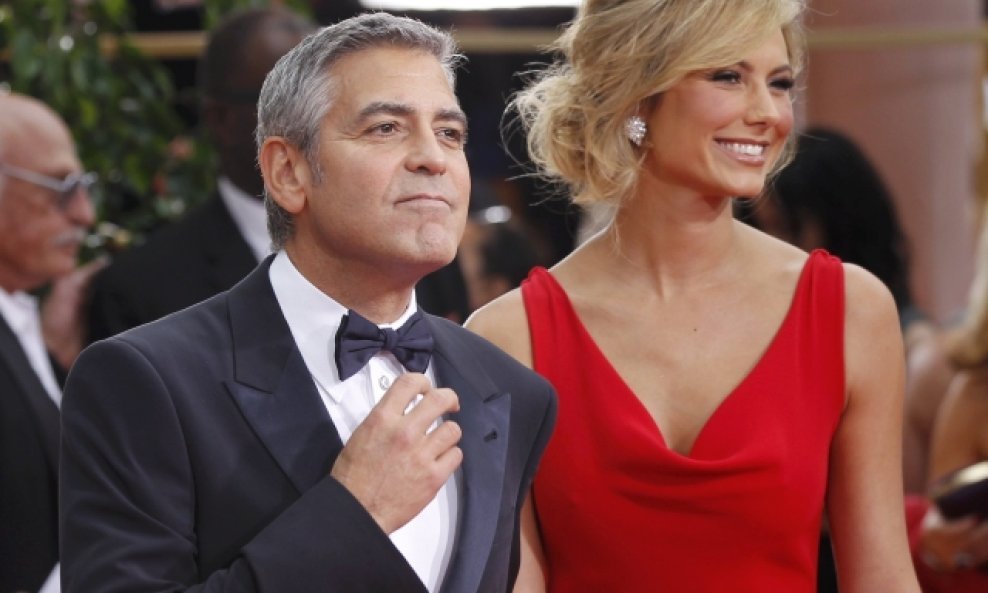 Stacy Keibler i George Clooney