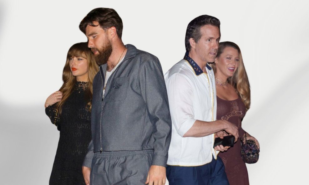 Taylor Swift i Travis Kelce, Ryan Reynolds i Blake Lively
