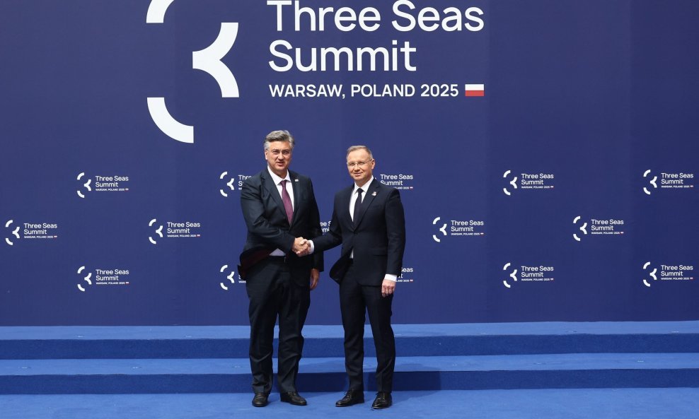 Andrej Plenković i Andrzej Duda na Inicijativi triju mora (3SI)