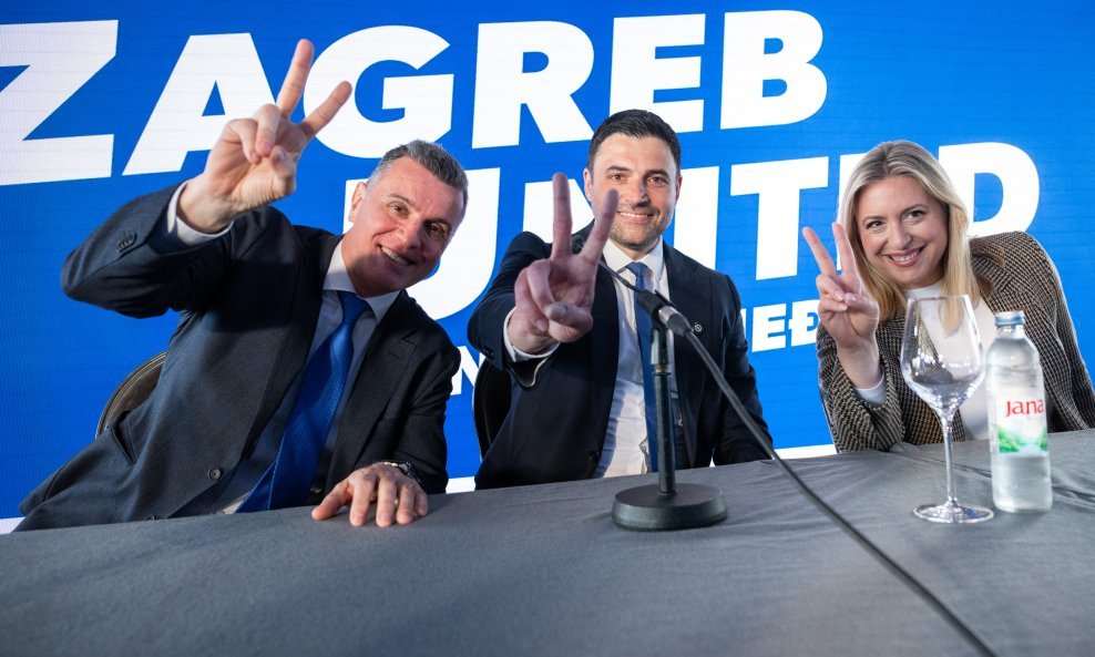 Trpimir Goluža, Davor Bernardić i Dina Dogan