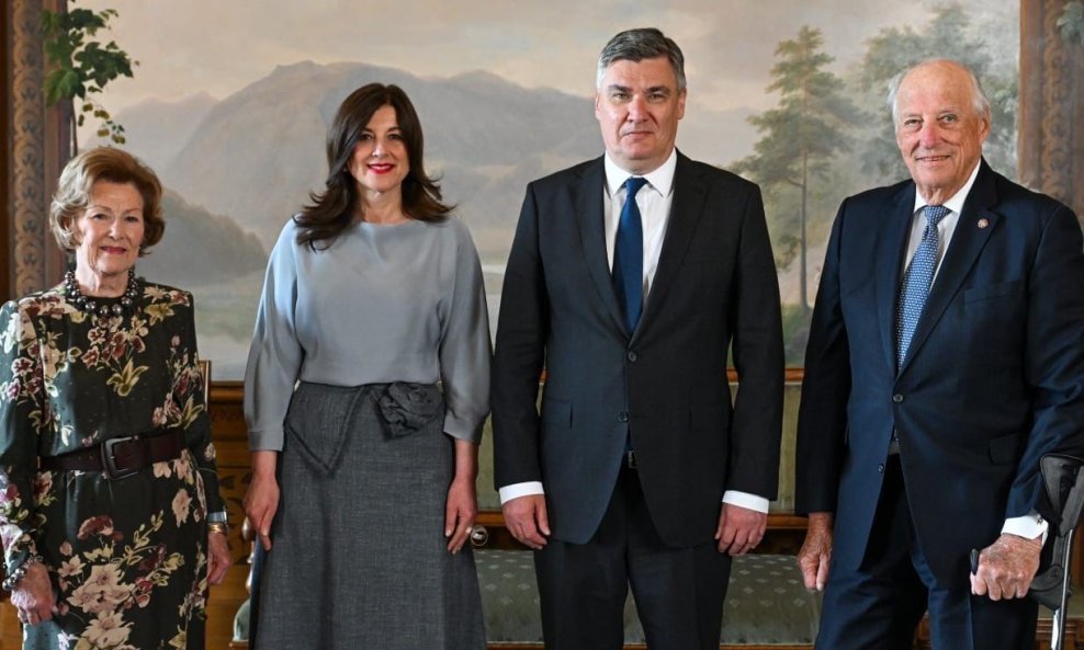 Norveška kraljica Sonja, Sanja Musić Milanović, Zoran Milanović, norveški kralj Harald V.