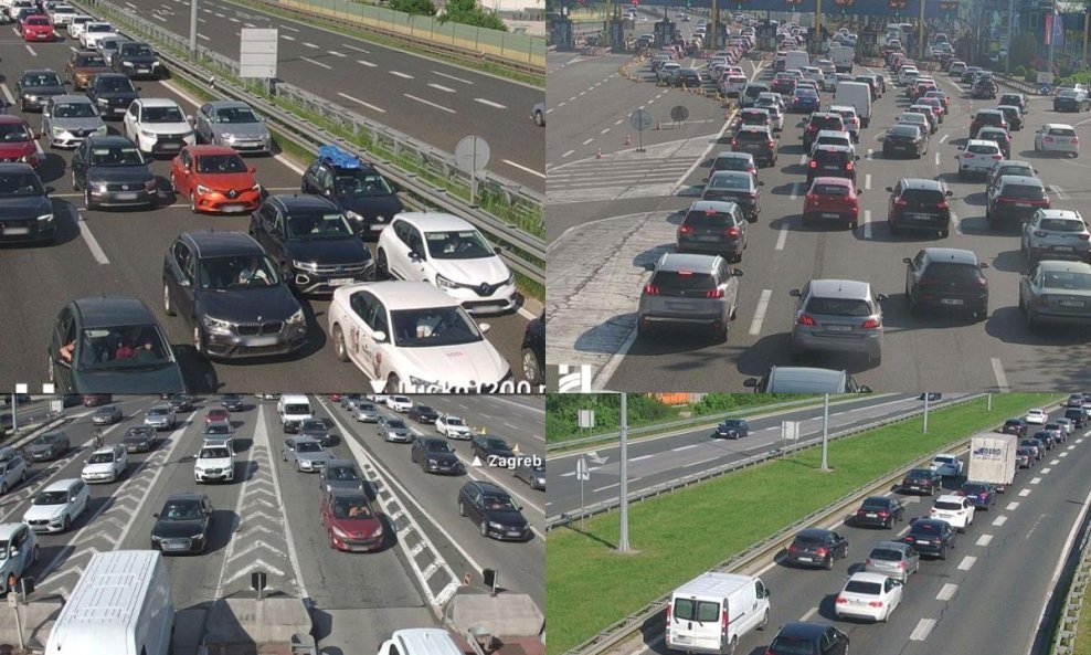 Gužve na cestama zbog produženog vikenda