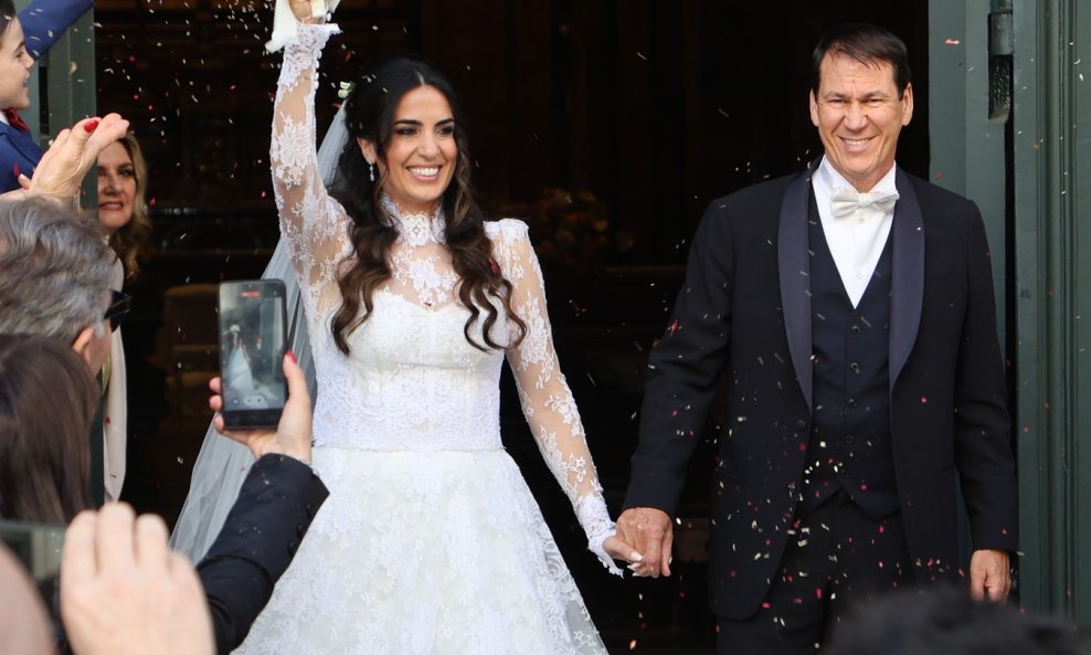 Rudi Garcia i Francesca Brienza