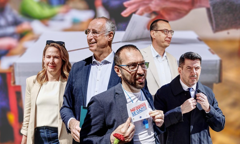 Marija Selak Raspudić, Ivica Puljak, Marko Filipović, Nikola Grmoja, Tomislav Tomašević