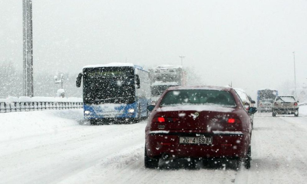 Prometni kaos u Zagrebu