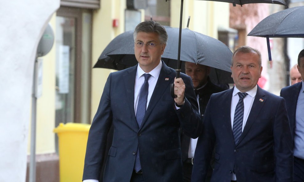 Andrej Plenković u obilasku III. izborne jedinice (Varaždin)