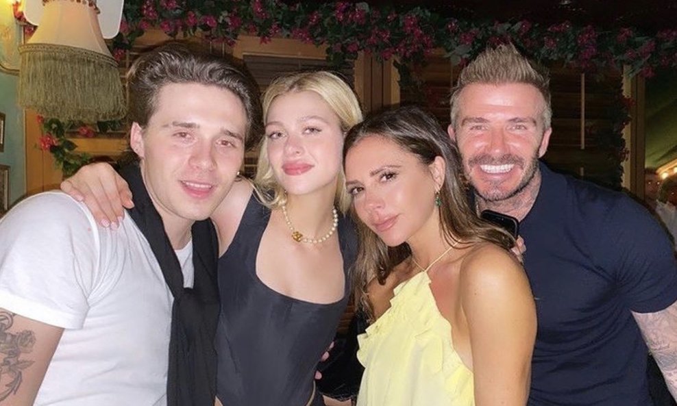 Brooklyn Beckham, Nicola Peltz, Victoria Beckham, David Beckham