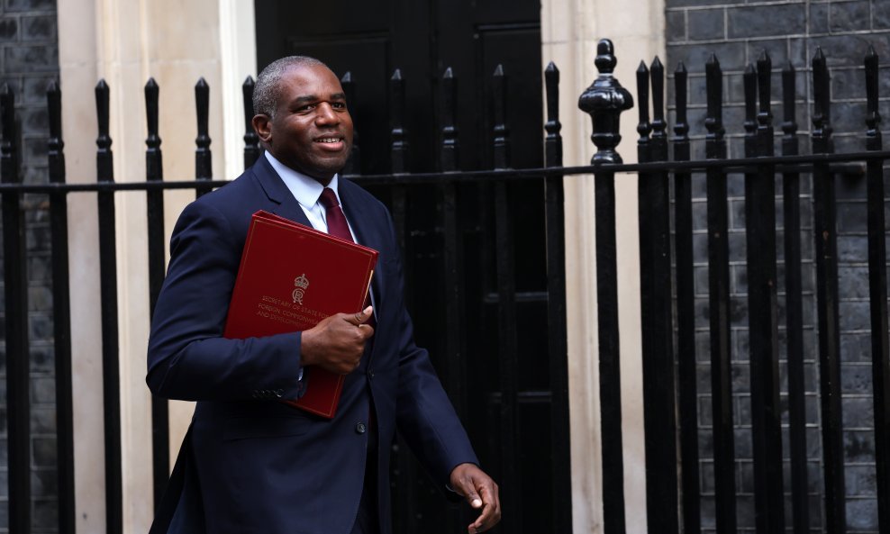 Ilustracija / David Lammy, britanski ministar vanjskih poslova