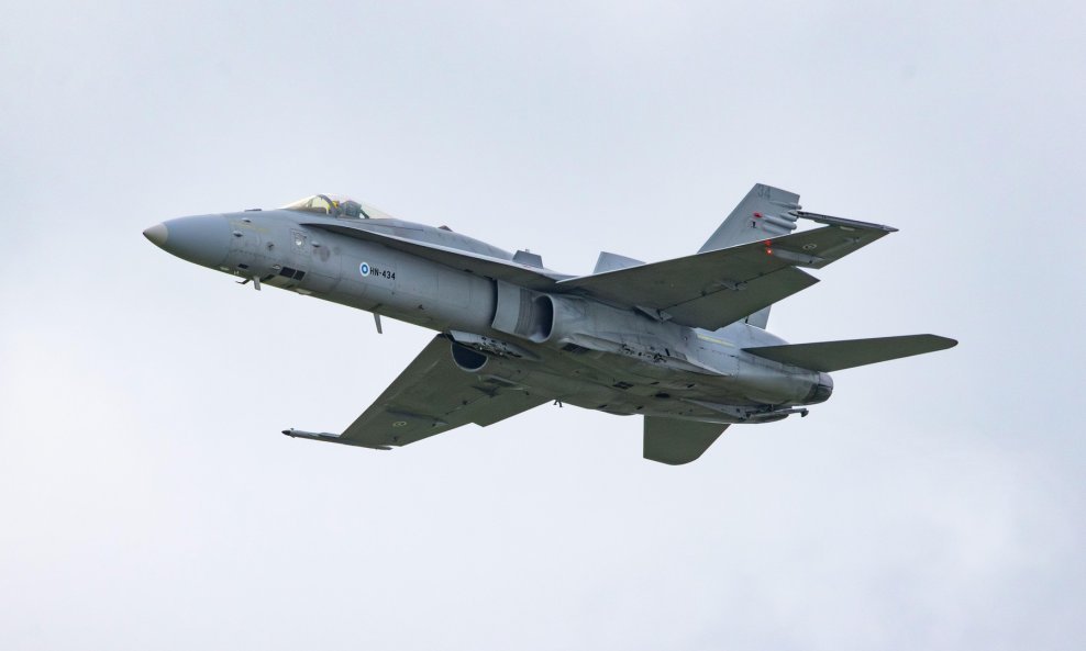 Ilustracija/Finski borbeni avion F/A-18