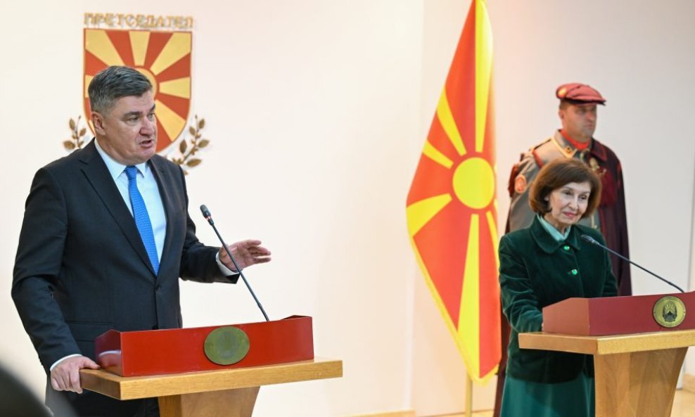 Zoran Milanović u Skoplju