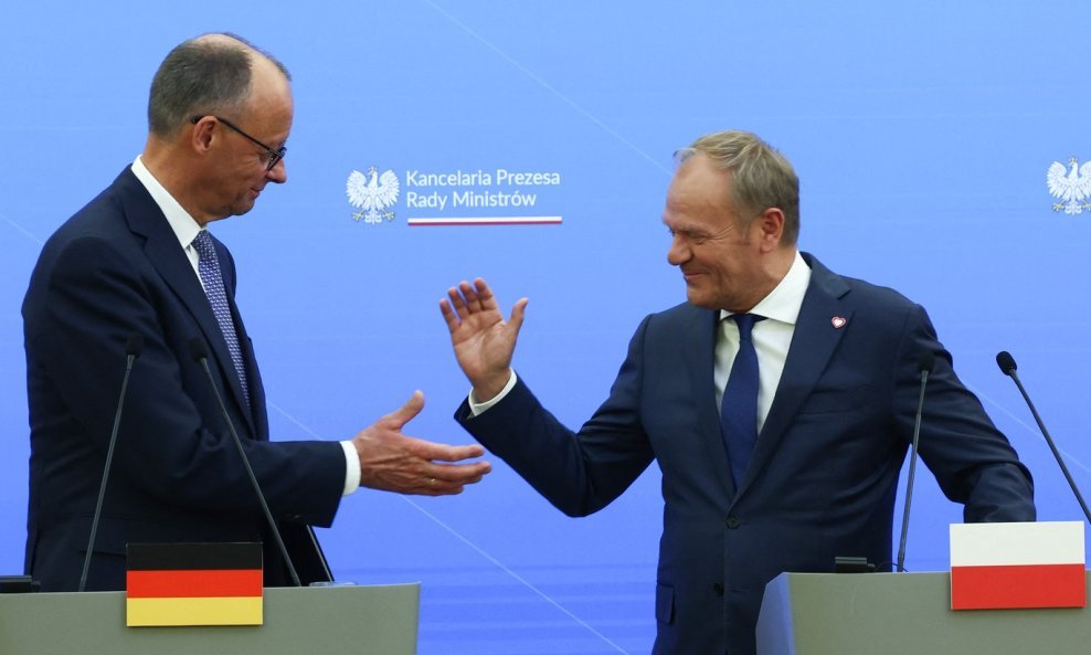 Friedrich Merz i Donald Tusk