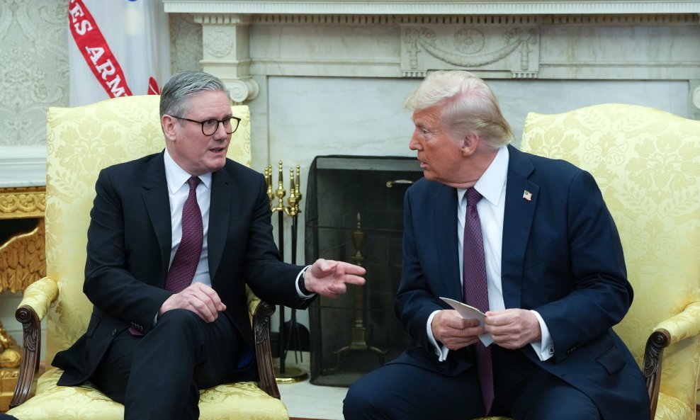 Keir Starmer i Donald Trump
