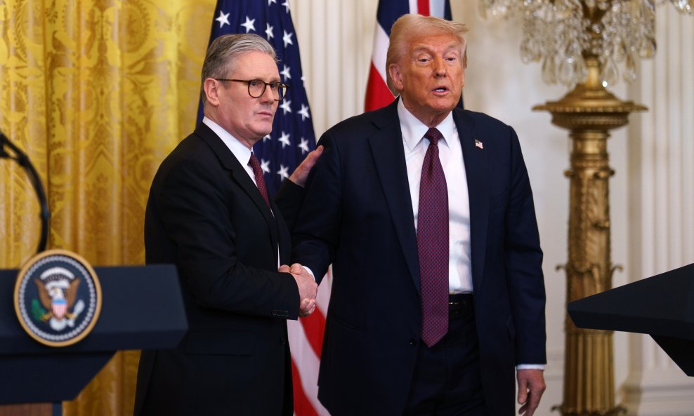 Keir Starmer i Donald Trump