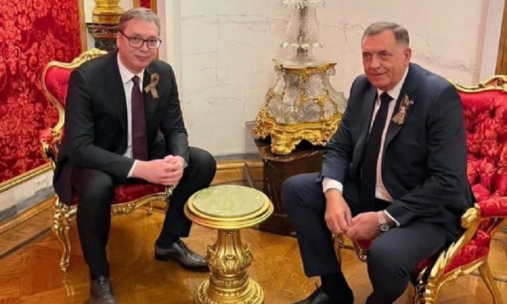 Aleksandar Vučić i Milorad Dodik u Rusiji