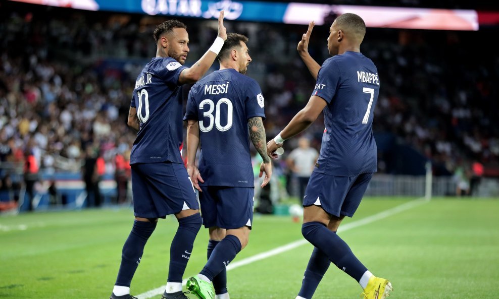 Messi, Mbappe i Neymar