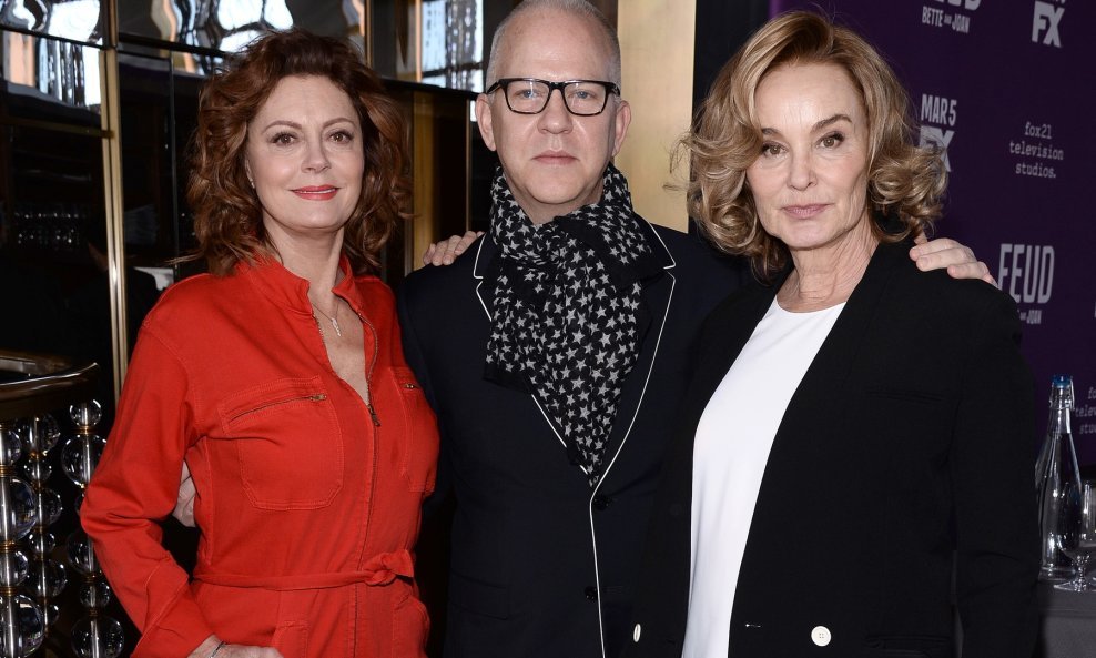 Susan Sarandon, Jessica Lange i redatelj serije Ryan Murphy