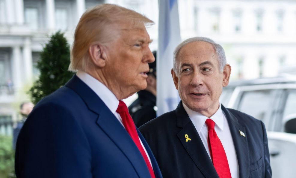 Benjamin Netanyahu u posjetu Bijeloj kući s američkim predsjednikom Donaldom Trumpom u travnju ove godine