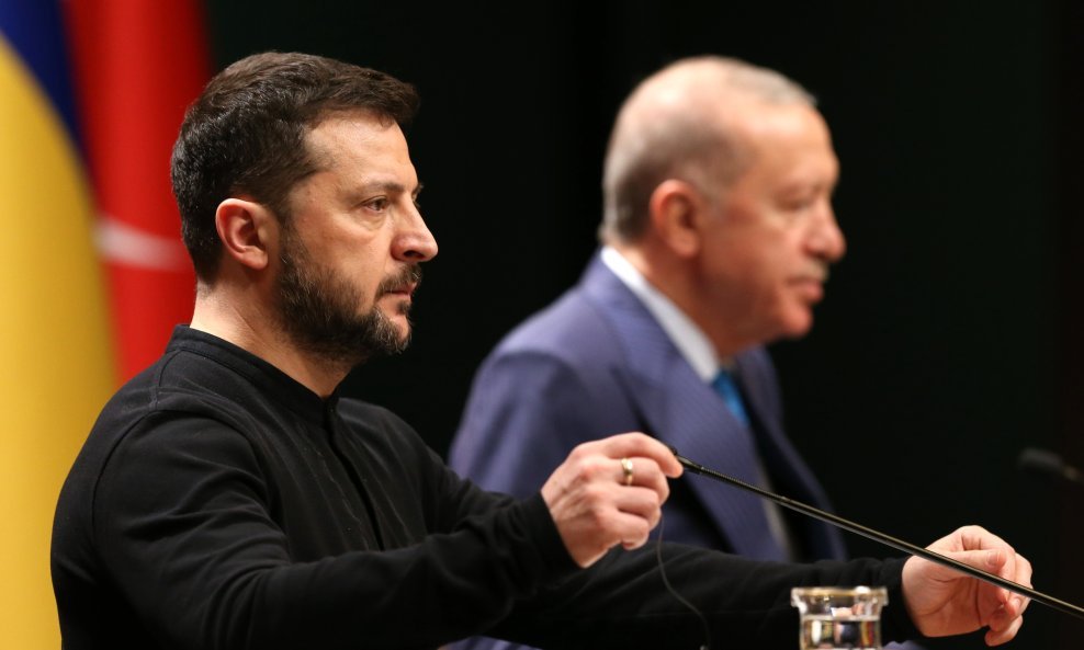 Volodimir Zelenski i Recep Tayyip Erdogan