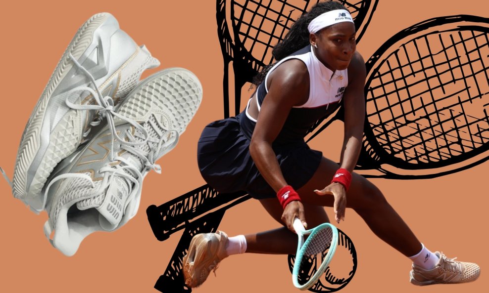 Coco Gauff u Miu Miu x New Balance tenisicama