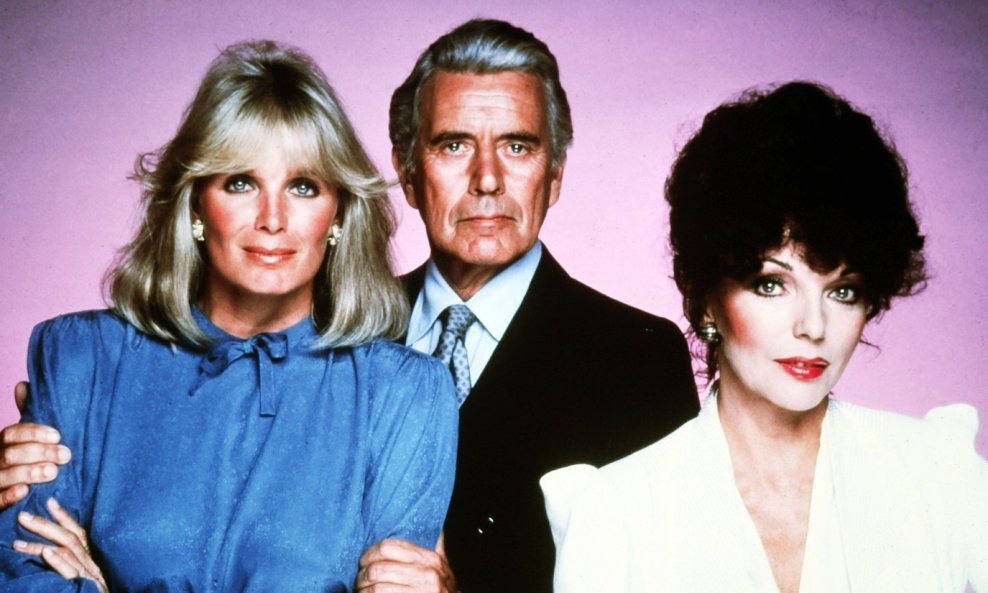 Linda Evans, John Forsythe, Joan Collins