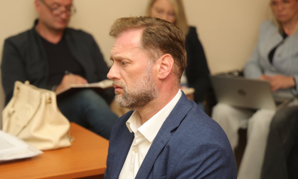 Mario Banožić na početku suđenja
