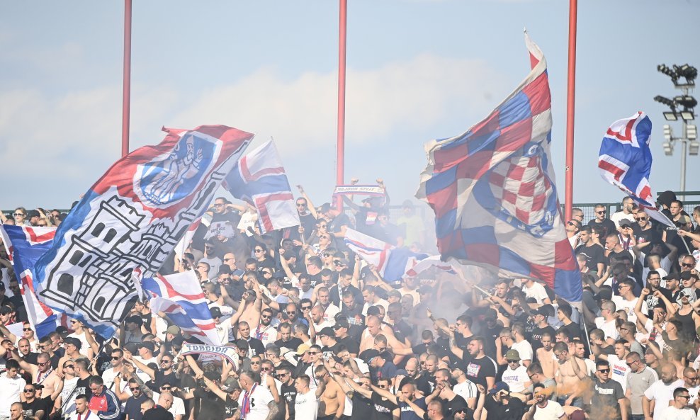 Torcida na utakmici Gorica - Hajduk