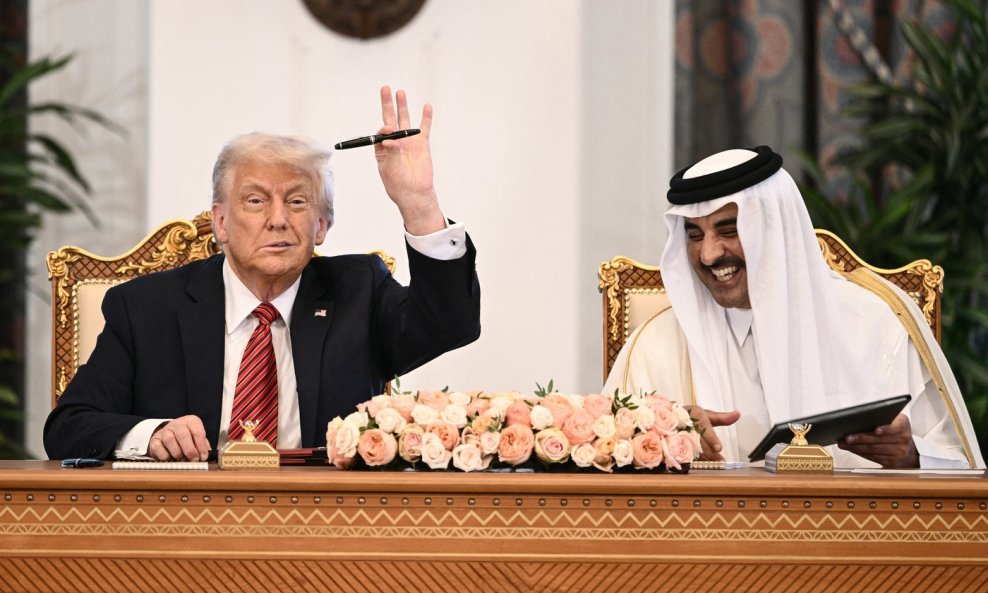Donald Trump i šeik Tamim bin Hamad Al Thani