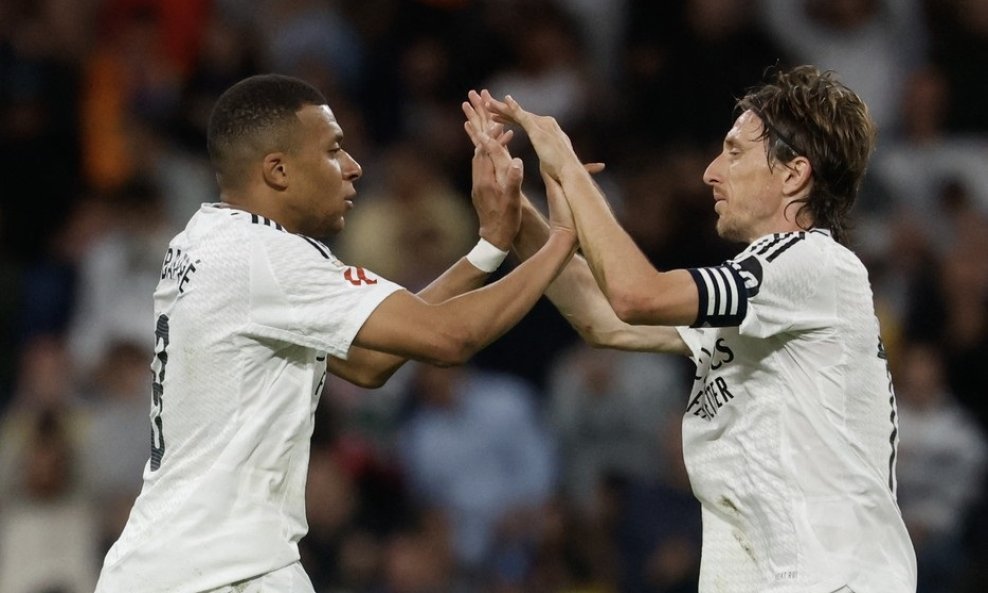 Kylian Mbappe i Luka Modrić