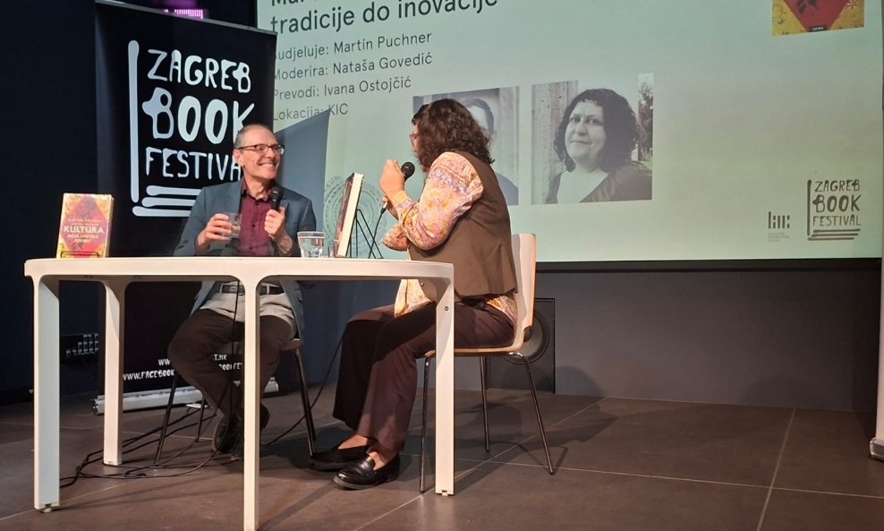 S Puchnerom je razgovor vodila književna kritičarka i teoretičarka književnosti Nataša Govedić